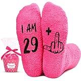 HAPPYPOP 30th Birthday Gifts Ideas - 30th Birthday Socks for Women, Socks for 30 Year Olds