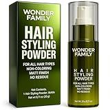 Hair Styling Powder – Based Texture Powder Volumizer for Men & Women – Lightweight Hair Dust for Hairline Lift & Matte Finish – Texturizing Volume Play Level Enhancer, Non-Greasy Finishing Grip Dust