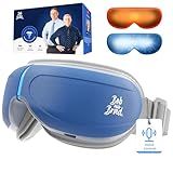 BOB AND BRAD Eye Massager with Heat and Cooling Voice Control, FSA Eligible HSA, EyeOasis 3 Voice Temple Massage, Heated Eye Massager for Migraines & Dry Eyes Relief, Ideal Gift for Women Men