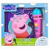 Peppa Pig - Sing with Peppa! Microphone and Look and Find Sound Activity Book Set - PI Kids (Play-A-Song)