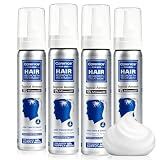 Men's 5% Topical Minoxidil Aerosol Foam Unscented, Biotin Infused Hair Beard Growth Treatment for Thicker Fuller Hair, Comparable to Rogaine Active Ingredient, 8.44oz 4 Month Supply