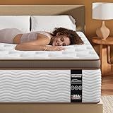 BedStory Queen Mattress 14 Inch - Firm Hybrid Mattress with Orthopedic Spinal Support for Back Pain - 2.0mm Advanced Pocket Spring and Motion Isolation Technology, CertiPUR-US Certified