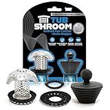 TubShroom Ultra Revolutionary Bath Tub Drain Protector Hair Catcher/Strainer/Snare, Stainless Steel, Stainless Combo