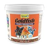 Tetra Goldfish Flakes, Nutritionally Balanced Diet for Aquarium Fish, Vitamin C Enriched Flakes, 2.2 lbs