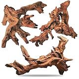 Hamiledyi Aquarium Driftwood 3PCS Natural Trunk Driftwood Assorted Branches 8-12" Reptile Wood Decor Terrarium Ornament Fish Tank Decoration