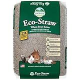 Oxbow Eco Straw Wheat Straw Litter for Small Animals, Low Dust, Rabbit, Guinea Pig, Ferret, & Cat Litter, Oxbow, Moisture Wicking Pellets for Guinea Pig, Made in USA, 20 lb. Bag
