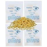 LA MIERE 400 pack Orthodontic Elastics Dental Rubber Bands Intraoral Elastic Bands (Medium, 5 Oz, 3/16'' (4.8mm))