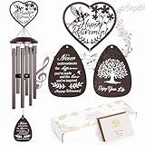 YHmall Retirement Gift for Woman Men, 36 Inch Wind Chimes for Outside, Happy Retired Gifts for Women Teacher Coworker Colleague, Large Windchimes Outdoors Retirement Party Decorations