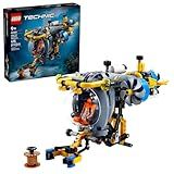LEGO Technic Deep-Sea Research Submarine Toy - Building Toy for Kids, Boys and Girls, Ages 9+ - Creative and Unique Gift Idea for Birthdays - Movable Propellers and More - 42201