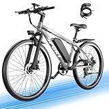 ASKGO Electric Bike for Adults, 1500W Peak Mountain Ebike with 25 MPH, 65 Miles Range, 48V 10.4Ah Removable Battery Ebike, 26" Electric Bicycle for Commute