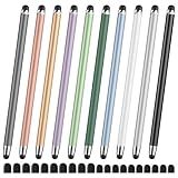 Stylus(10 PCS), Stylus Pen for Touchscreen iPad, 2-in-1 Universal Stylus