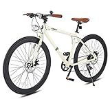 Viribus Hybrid Bikes, 28 inch Road Bike for Men, Lightweight Aluminum 700C City Bike Adults, 7 Speed Mens Commuter Bikes, Adult Hybrid Bicycle