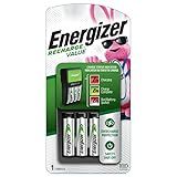 Energizer Recharge Value Charger for NiMH Rechargeable AA and AAA Batteries