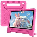 EDDBNi Kids Tablet Android 15 Tablet 10 inch Kids Tablets with Case Quad Core 64GB Dual Camera Parental Controls 2.4G WiFi Educational Tablets