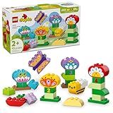 LEGO DUPLO Town Creative Garden & Flowers Building Toy Playset - Preschool Learning and Educational Flower Toy for Toddlers, Boys and Girls, Ages 2+ - Baby Gift Idea - 10444