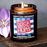 50th Birthday Gifts for Her and Him, 50th Birthday Decorations for Women Men, Funny Birthdays Gifts for Women Mom Dad Husband Wife Friends Sister, Best Gag Gift Ideas for 50 Year Old Woman