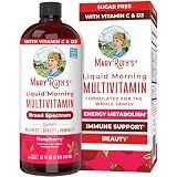 MARYRUTH'S Liquid Morning Multivitamin for Women, Men & Kids, 32 Servings