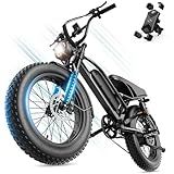 SYFTLLSJY Electric Bike for Adults Electric Bicycles 3000W/2000W Peak 20"/16" Fat Tire All-Terrain E-Bike 32/28MPH Electric Dirt Ebike for Road Sand Mountain Snow 48V Electric Motorcycle