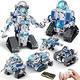 ACIKETO 6 in 1 STEM Robot Building Kit, 780 PCS APP & Remote Control Space Robot Toys for Kids Age 8-14+, Engineering Technic Coding Robotic Kit, Educational Science Set Birthday Gift for Boys Girls