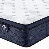 KELTFOS 12 Inch Full Size Mattress, Responsive Support Spine Health, Dynamic Pressure Relief, Hybrid Latex Memory Foam with Pocket Springs Mattresses in a Box, CertiPUR-US Certified, Medium Firm
