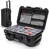 NANUK 935 Pro Photo Kit – Waterproof Travel Camera Hard Case with Padded Dividers and Wheels, 22” x 14” x 9” - Dustproof and Impact Resistant, Airline Carry-On Approved – Black