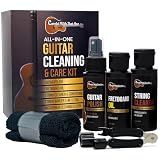 Guitar Cleaner Polish, String Cleaner, Winder & Fretboard Oil Kit