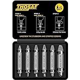 Gifts for Men,Damaged Screw Extractor Set-Christmas Stocking Stuffers for Men Adults Him,Mens Gifts for Dad,Husband,Stripped Screws Nuts & Bolts Drill Bit Tools for Easy Removal of Rusty Broken Screw