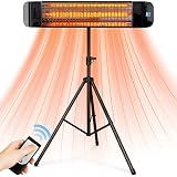 Paraheeter Outdoor Electric Infrared Patio Heater, 1500W