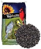 Backyard Seeds Black Oil Sunflower Seeds for Wild Birds 50lbs - Thin Shells, Premium Cardinal Food, Large Bulk Bag of Black Oil Sunflower Seeds