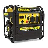 Champion 4250-Watt Dual Fuel Portable Open Frame Inverter Generator, CARB