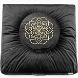 Hihealer Meditation Cushion, Traditional Tibetan Velvet Meditation Pillow