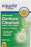 Equate Antibacterial Denture Cleanser TWO-PACK 168 Tabs