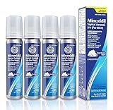 Minoxidil Topical Aerosol Foam, 5%, Hair Regrowth 4 Months Treatment for Men, 2.11 oz (4 Pack)