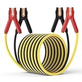 AutoChat Heavy Duty Jumper Cables, 0 Gauge 30 Feet 1000 Amp Automotive Booster Cables for Car Battery, for Car, SUV and Trucks Battery, with Carry Case, Gloves, Brushes
