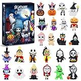 SWIND Halloween Advent Calendar 2025,Horror Figures Advent Calendar,Countdown Calendar with 24Pcs Collectible Doll Figures for Kids and Adults Gifts