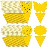 Fruit Fly Traps Fungus Gnat Traps Yellow Sticky Bug Traps 36 Pack No Harm and Odorless for Indoor Outdoor Use Protect The Plant