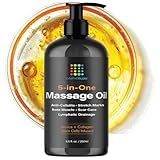 Bruizex Lymphatic Drainage Massage Oil with Arnica, Collagen and Stem Cells, Post Surgery Recovery &, Liposuction, 360 Lipo, BBL, Tummy Tuck, Fibrosis Treatment, 8.5 Oz
