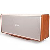 DOSS SoundBox Ultra Bluetooth Speaker, 2.1 Channel Audio, Deep Bass - Gold