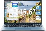 SGIN 15.6 Inch Laptop Computer, Windows 11 Laptop, 4GB DDR4 128GB SSD, Celeron N4000 Processor, 180° Open Angle, HDMI, USB 3.2, 7000mAh, BT5.0, Type-C, for Business Student