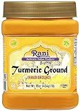 Rani Turmeric (Haldi) Root Powder Spice, (High Curcumin Content) 16oz (1lb) 454g PET Jar ~ All Natural | 100% Pure, Salt Free | Vegan | Gluten Friendly | NON-GMO | Kosher | Indian Origin