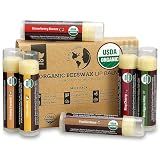 Earth's Daughter Organic Lip Balm - Moisturizing 6-Pack