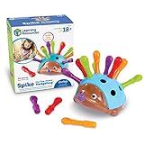 Learning Resources Spike The Fine Motor Hedgehog - Toddler Montessori Toys, Stacking Shape, Gifts For Boys And Girls, Sorting And Matching Skill Activities, Educational Games, Kindergarten