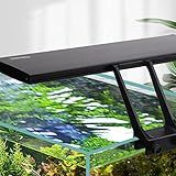 hygger Clip On 24/7 Lighting Aquarium LED Light,Sunrise-Daylight-Moonlight and DIY Mode, Adjustable Timer/Brightness Fish Tank Light with 7 Colors for Planted Tank (14W for 12~20in Tank)