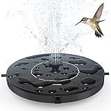 Solar Fountain Water Pump for Bird Bath, Floating Solar Powered Water Fountain Pump for Bird Bath, Garden, Pond, Pool, Outdoor (1.4W)