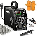 SOARFLY Stick Welder, 110V/220V Dual Voltage Welding Machine(Black)