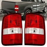 Tail Light Housing Compatible With 2004-2008 Ford F150 F-150 Driver and Passenger Side Rear Brake Lamps