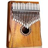 Newlam Kalimba Thumb Piano 17 Keys, Portable Mbira Finger Piano Gifts for Kids and Adults Beginners