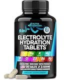 Electrolytes - Electrolyte Tablets with Magnesium, Sodium, Potassium, Chloride, Vitamins D3 & B6, Kelp Powder - Salt Pills - Lab Tested - Oral Tablets as Capsules - Vegan & Keto Friendly - 120 Tabs