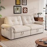 howcool Queen Sleeper Sofa Bed, 77" Pull Out Couch