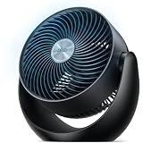 DREO Fan for Bedroom, Table Air Circulator for Whole Room, 11 Inch, 60ft Strong Airflow, 120° adjustable tilt, 20db Low Noise, Quiet, 3 Speeds, Desk Fan for Home,Office, Kitchen